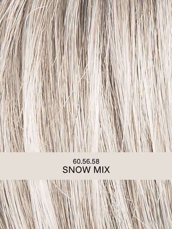 Perücke Club 10 rooted mix: Volumen hinten, dunkler Ansatzeffekt und Highlights, ungezwungener Styling-Look