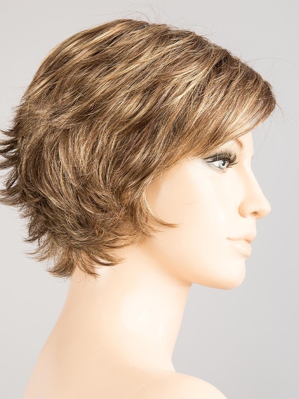 Perücke Date Large Übergröße 58–60 cm, kurzer Stufenschnitt für einen modernen und natürlichen Wet-and-Wild-Effekt