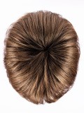 Perücke Ellen Wille Fenja Small Mono Part: kurzer Schnitt, asymmetrischer Pony, natürlicher Scheitel, kleine Größe 53–54 cm