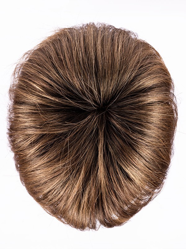 Perücke Ellen Wille Fenja Small Mono Part: kurzer Schnitt, asymmetrischer Pony, natürlicher Scheitel, kleine Größe 53–54 cm