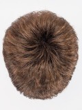 Perücke Foxy kurzer gestufter und ausgefranseter Schnitt, dunkler Ansatzeffekt und Balayage-Mix, für einen natürlichen und dynam