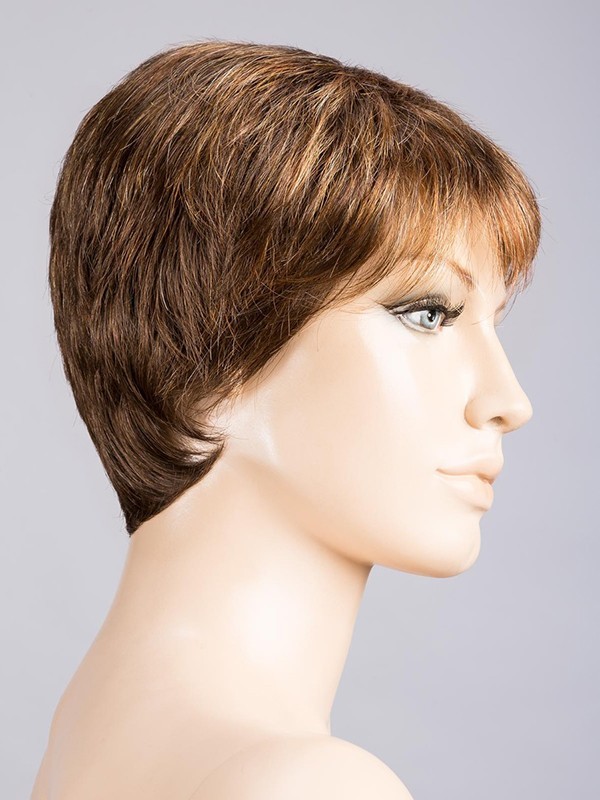 Perücke Ginger Large Mono Großgröße 58-60 cm: natürlicher Kurzhaarschnitt mit diskretem Filmtüll, leichter Tragekomfort für den 