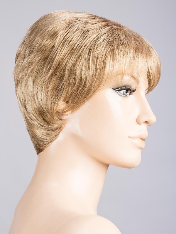 Perücke Ginger Mono Hair Power: klassischer Kurzhaarschnitt, unsichtbarer Cinema-Tüll und ausgedünnter Pony, leichter Tragekomfo