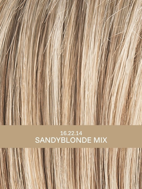 Perücke Ginger Mono Hair Power: klassischer Kurzhaarschnitt, unsichtbarer Cinema-Tüll und ausgedünnter Pony, leichter Tragekomfo