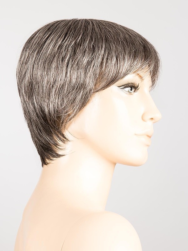 Perücke Ginger Hair Power: klassischer kurzer Schnitt, ausgedünnter Pony, unsichtbares Kinofilm-Tüll, Rooted- oder Mix-Effekt, l