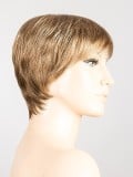 Perücke Ginger Hair Power: klassischer kurzer Schnitt, ausgedünnter Pony, unsichtbares Kinofilm-Tüll, Rooted- oder Mix-Effekt, l