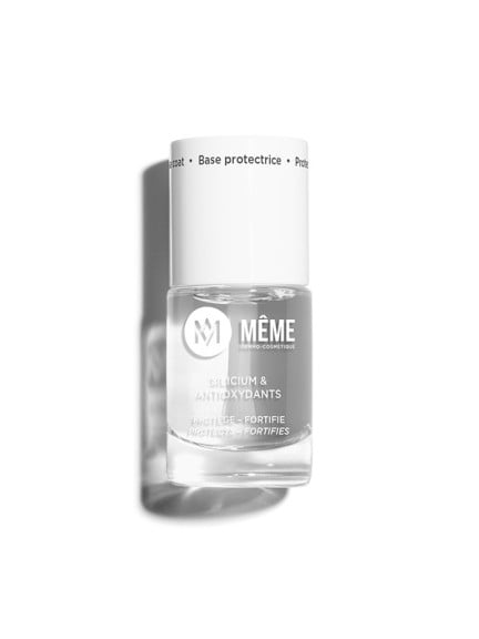 MÊME Silizium-Schutzbase 10ml – stärkt brüchige Nägel, natürlicher Glanzeffekt, 81% biobasierte Formel