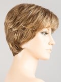 Kurze Perücke Gold: sehr natürliches Ergebnis, sportlicher und dynamischer Stil, Rooted-Effekt (Ansatz) und Mix-Effekt (Balayage