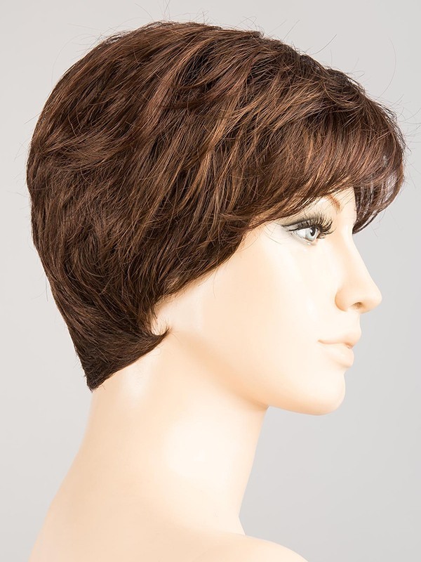 Kurze Gold-Perücke: sehr natürliches Ergebnis, sportlicher und dynamischer Stil, Rooted-Effekt (Ansatz) und Mix-Effekt (Balayage