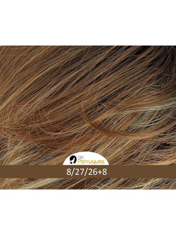 Perücke Tonia Mono Lace Gisela Mayer: gewellter Stufencarré, natürliches Volumen, dezente und komfortable Monofilament-Verarbeit