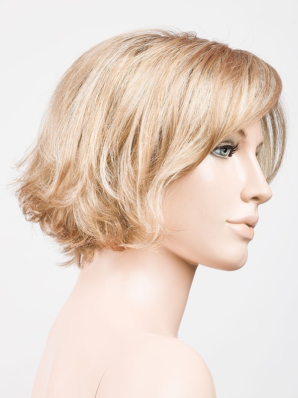 Perücke Like Mono Part Ellen Wille: kurzer, gestufter Bob, seitlicher Pony, extra-langer Lace-Front für einen natürlichen Effekt