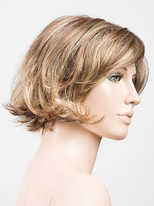 Perücke Like Mono Part Ellen Wille: kurzer, gestufter Bob, seitlicher Pony, extra-langer Lace-Front für einen natürlichen Effekt
