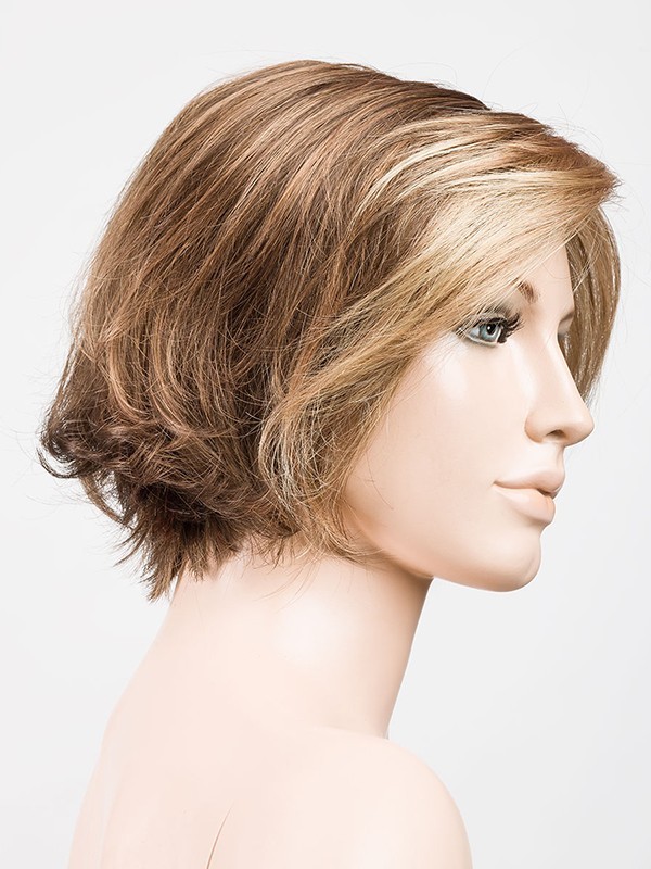 Perücke Like Mono Part Ellen Wille: kurzer, gestufter Bob, seitlicher Pony, extra-langer Lace-Front für einen natürlichen Effekt