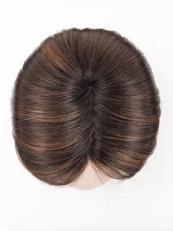 Perücke Limit Mono Part Hair Power: natürlicher Mono-Scheitel, ausgefranste Spitzen, Rooted-Effekt (dunkle Ansätze) und Mix-Strä