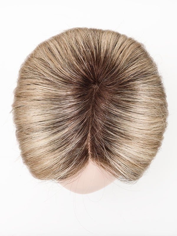 Perücke Limit Mono Part Hair Power: natürlicher Mono-Scheitel, ausgefranste Spitzen, Rooted-Effekt (dunkle Wurzeln) und Mix-Strä