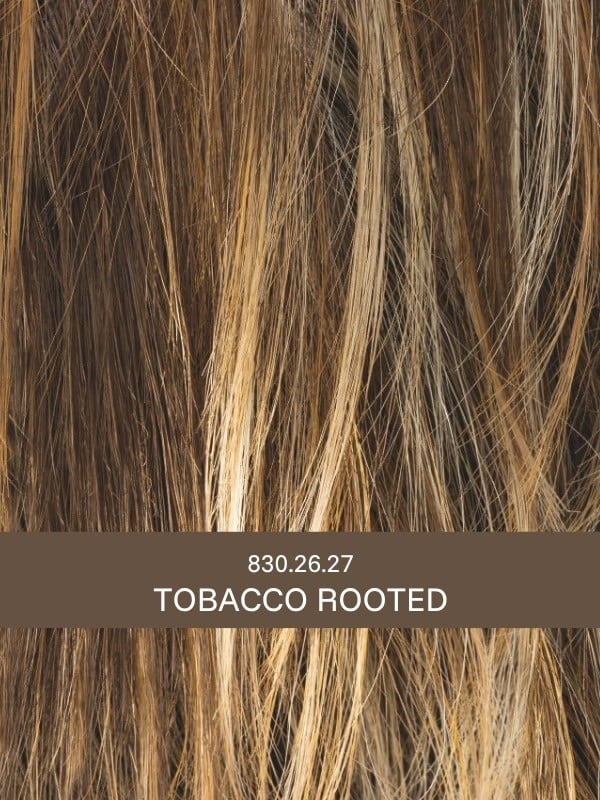 Perücke Mega Mono lang: Filmtüll-Verarbeitung, natürlicher Look, Optionen Rooted (dunkle Ansätze) oder Mix (Balayage-Strähnen).