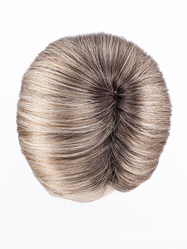 Perücke Rich Mono Ellen Wille: kurzer, gestuft geschnittener Haaransatz mit asymmetrischem Pony, dezenter Monofilament-Tüll für 