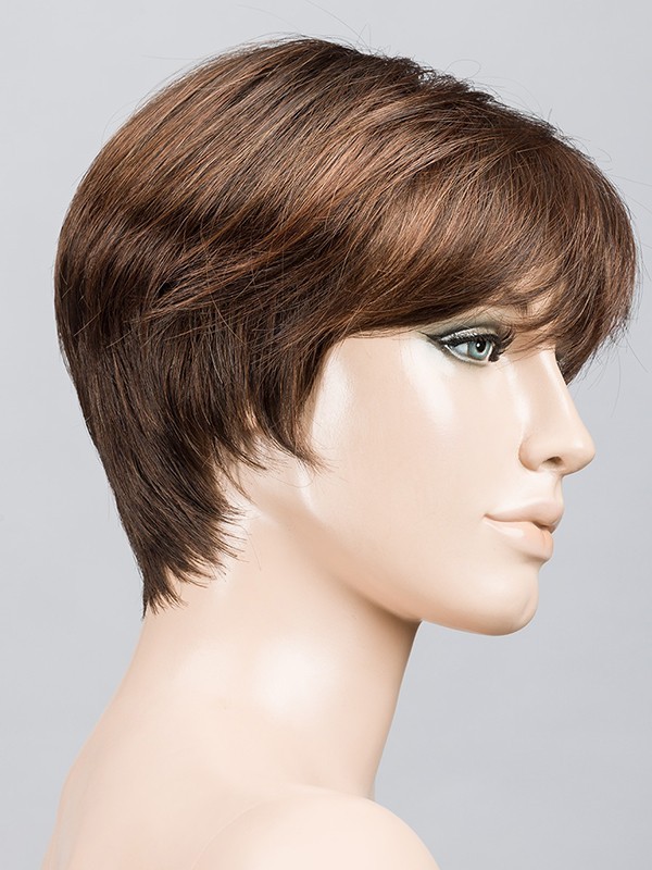 Damenperücke Ellen Wille Seven Mono Part: eleganter Kurzhaarschnitt aus hochwertigen Kunstfasern, natürliches Aussehen und angen