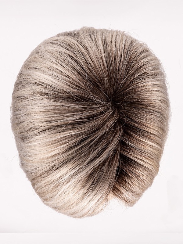 Damenperücke Ellen Wille Seven Mono Part: eleganter Kurzhaarschnitt aus hochwertigen Kunstfasern, natürliches Aussehen und angen