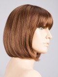 Perücke Sue Mono: klassischer Bob mit Pony, Ansatz-Effekt (rooted) und Balayage (mix), leichte synthetische Faser am r