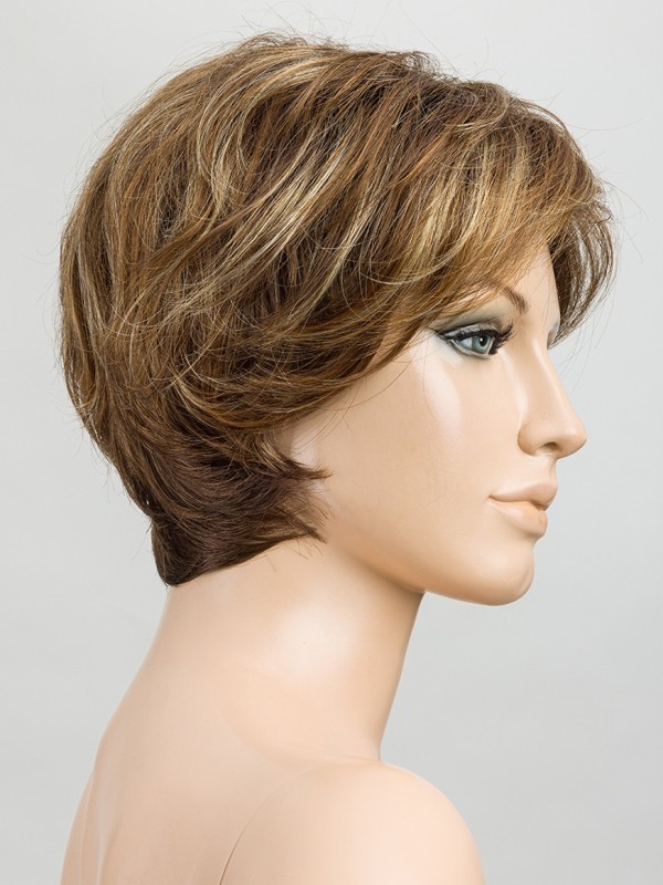 Kurze Perücke Satin Soft Ellen Wille: langes Fronttüll, natürlicher Look