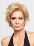 Perücke Hi Sun Devine Gisela Mayer: kurzer, ausgedünnter Schnitt, Volumen oben, natürlicher Lace Part (hitzestilisierbare Kunstf