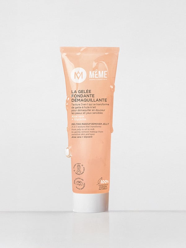 Schmelzende Abschmink-Gelée Même 50 ml, Gesichts- und Augenpflege mit 3-in-1-Textur zum sanften Entfernen von Make-up und Unrein