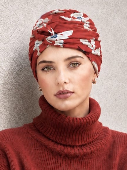 Turban Adele Imprimé MM Paris aus Bambusfaser in schicken bedruckten Farben