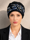 Turban Elsa MM Paris zweifarbig aus Bambus, leicht, atmungsaktiv und komfortabel, Einheitsgröße