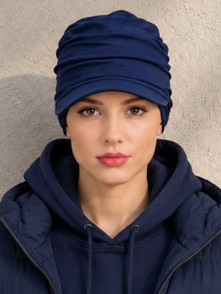 Casquette JC MM Paris en bambou, légère et confortable, coloris marine ou ocean