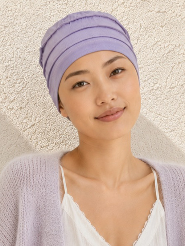 Turban Lola MMParis aus weicher Bambusfaser – gefaltetes Volumen