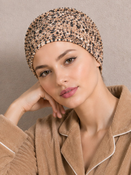 Turban Roméo Imprimé MM Paris aus Viskose, Einheitsgröße