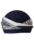 Turban Set Nele Gisela Mayer 2-in-1 aus Bambusviskose mit weicher Mütze und integriertem Stirnband, Einheitsgröße, bequem und at