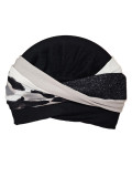 Turban Set Nele Gisela Mayer 2-in-1 aus Bambusviskose mit weicher Mütze und integriertem Stirnband, Einheitsgröße, bequem und at