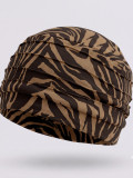 Turban Florida Printed Gisela Mayer, leicht und weich plissiert aus Bambusfaser, femininer Print für optimalen Komfort im Alltag