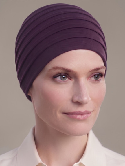 Chemo-Turban Bambus Florida Gisela Mayer – ultra-weich, plissiert