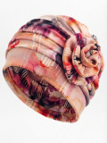 Turban Anna Printed Gisela Mayer bedruckt mit Blume