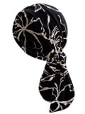 Turban Madrid Printed von Gisela Mayer aus Viskose, weicher und bequemer bedruckter Bindeturban, Einheitsgröße für einen feminin