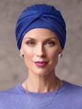Bindeturban Malou von Gisela Mayer aus weichem und atmungsaktivem Modal, den ganzen Tag über komfortabel für empfindliche Kopfha