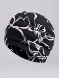Bahama Printed Gisela Mayer Turban aus bedrucktem Bambus, leicht, atmungsaktiv und ultraweich für täglichen Komfort auf der Kopf