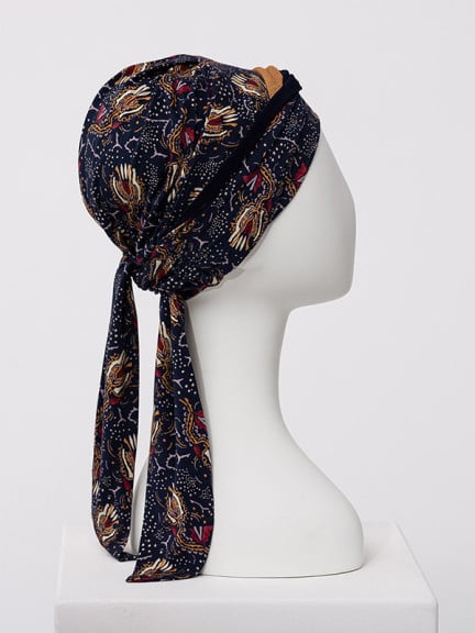 Turban Kopftuch Beatrice Bambus Christine Headwear aus Bambus in Atoll, Winterblume, Ritual