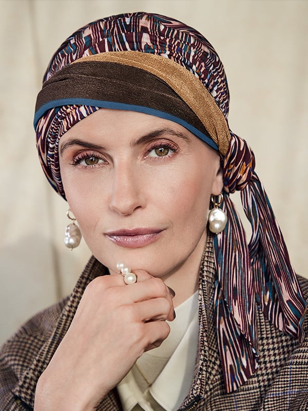Béatrice Bambus-Schalturban von Christine Headwear aus Caretech®-Bambusviskose, weich, atmungsaktiv und bequem für die Kopfhaut
