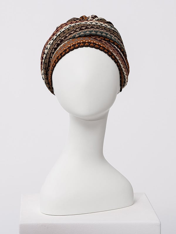 Boho Christine Headwear Mütze, leichter und bequemer Boho-Turban aus Bambus, Einheitsgröße, in mehreren Farben erhältlich und 