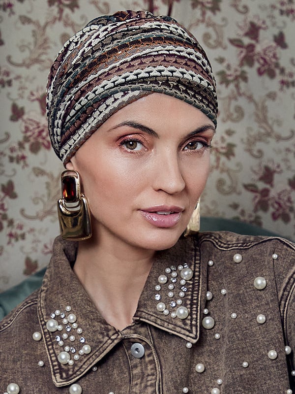 Boho Christine Headwear Mütze, leichter und bequemer Boho-Turban aus Bambus, Einheitsgröße, in mehreren Farben erhältlich und 