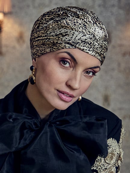 Chemo-Mütze Boho Christine Headwear – Bohème-Turban aus Bambus