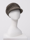 Boho Spirit Kappe von Christine Headwear, böhmischer Herbst-/Winterhut mit breitem Schirm, bequemem Baumwollfutter, Farbe Kokos
