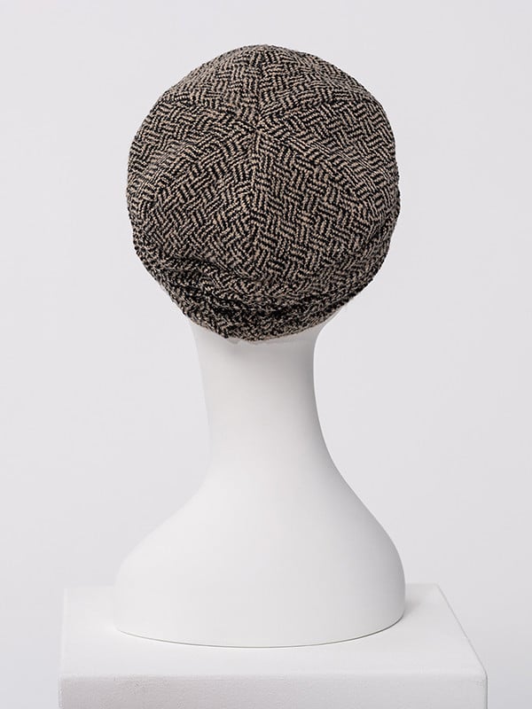 Boho Spirit Christine Headwear Kappe, Boho-Hut für Herbst/Winter mit breitem Schirm, bequemem Baumwollfutter, Farbe Coc