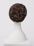 Boho Spirit Christine Headwear Kappe, Boho-Hut für Herbst/Winter mit breitem Schirm, bequemem Baumwollfutter, Farbe Coc