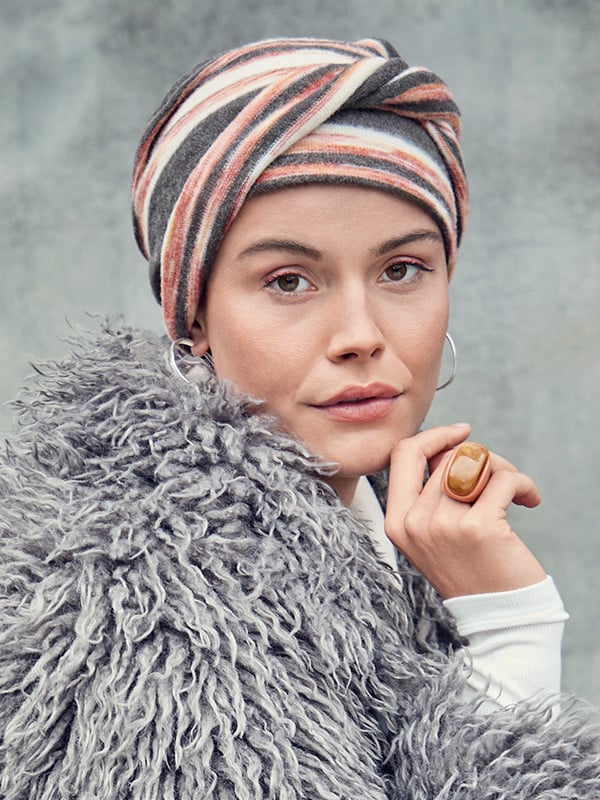 Chemo-Mütze Viva Christine Headwear aus bambusgefütterter Baumwolle