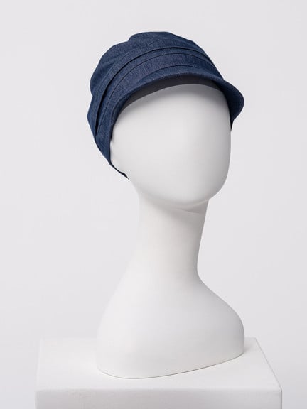 Kappe mit UPF 50 von Christine Headwear aus Bambus, in der Farbe Soft Jean, Einheitsgröße